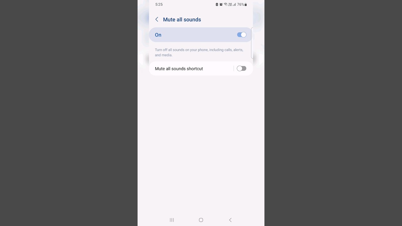 How to Mute All Sounds on Samsung Galaxy S23, S23 Plus, S23 Ultra #shorts #samsung