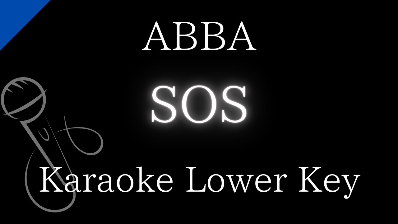 【Karaoke Instrumental】SOS / ABBA【Lower Key】