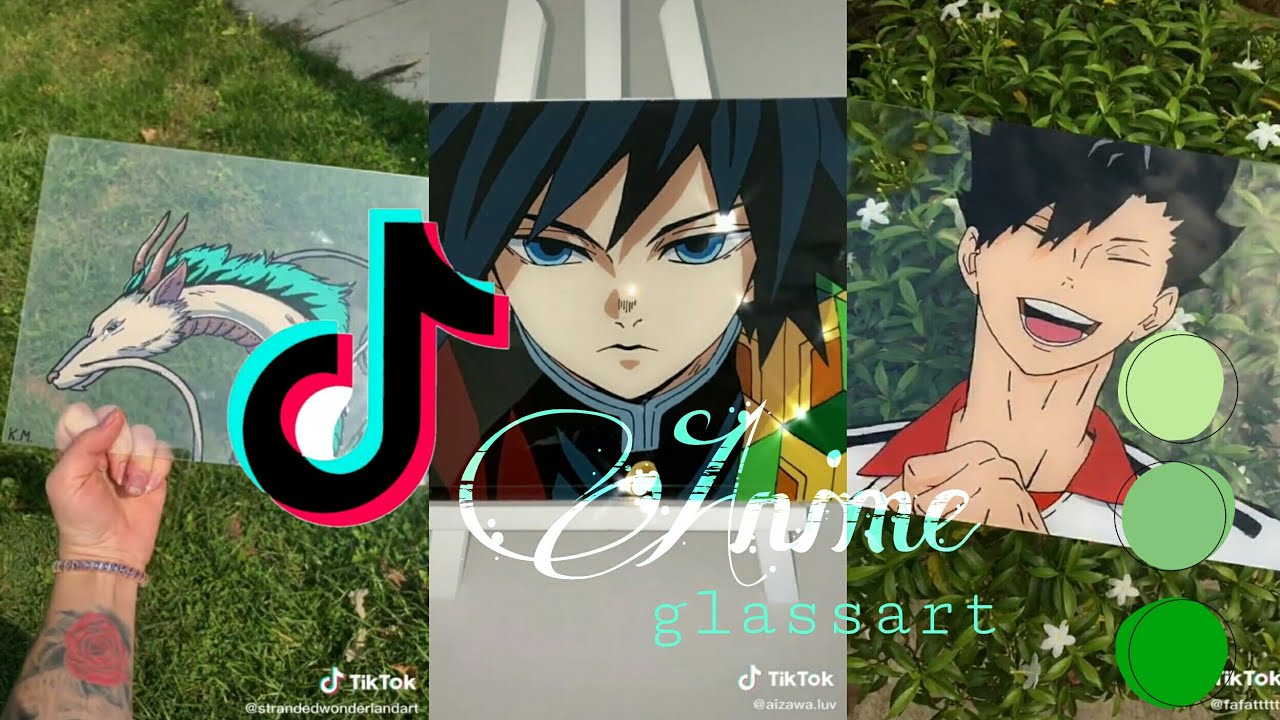 ANIME GLASSART TIKTOK CONPILATION🌟||Kureshi Chang