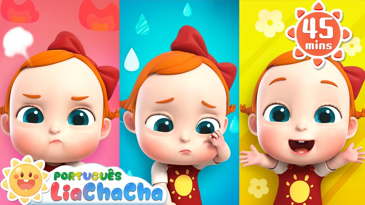 Que Sentimento É Esse | Compilação | LiaChaCha em Português - Música Infantil & Canção de Ninar
