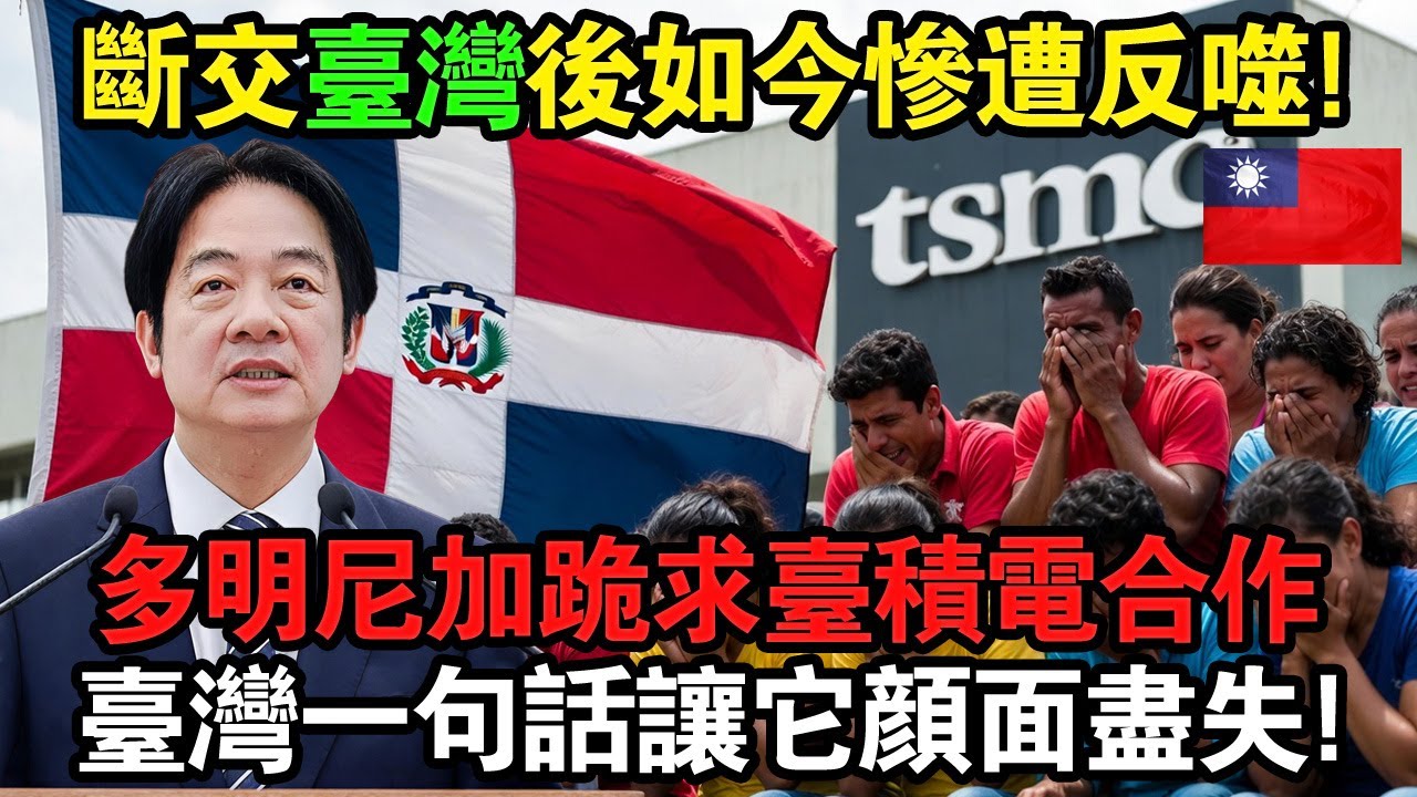 斷交台灣後如今慘遭反噬！多明尼加跪求台積電合作，臺灣一句話讓它顏面盡失😱#taiwan #台灣 #台灣故事 #台灣文化 #台灣科技 #台灣經濟
