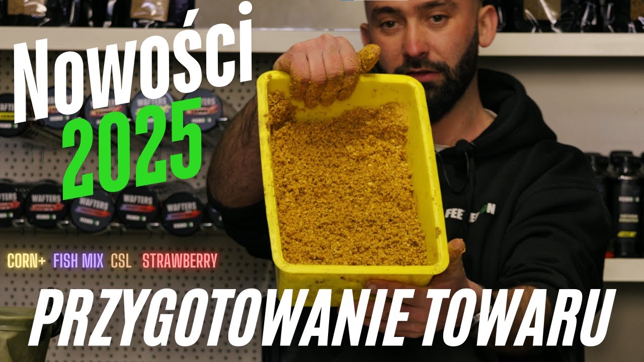 Przygotowanie Methodmix&oacute;w FeederON Corn+ Fishmix CSL Strawberry