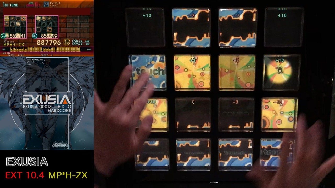 【jubeat bt Ave.】EXUSIA EXT [EXCELLENT] 60fps