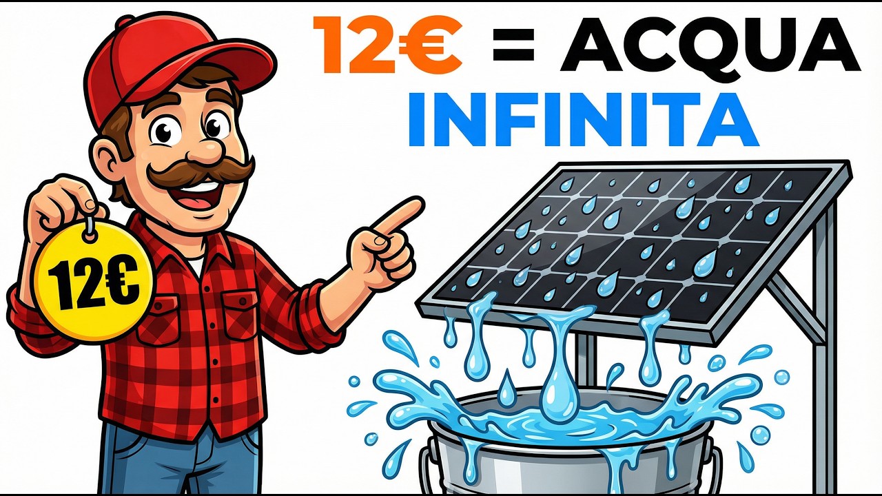 Acqua Infinita con 12€ — Il Trucco di Ingegneria Dimenticato
