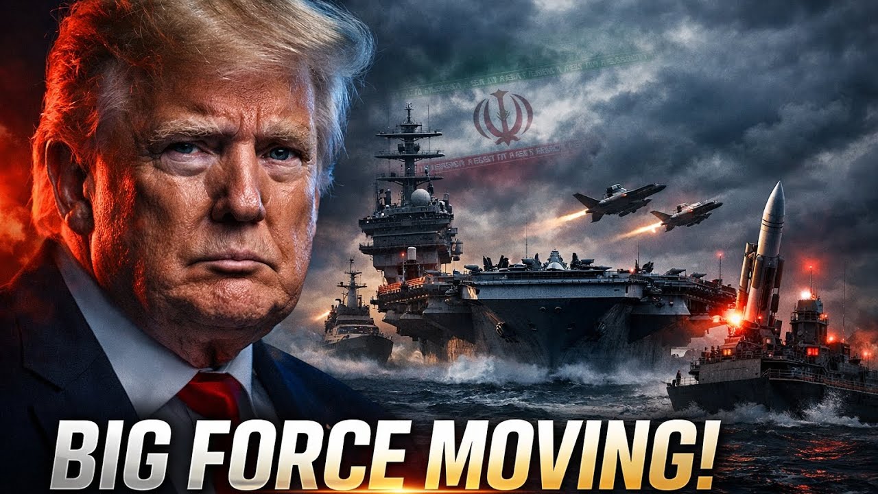 Trump Warns America: &ldquo;Big Force&rdquo; Moving Toward Iran as War Fears Rise