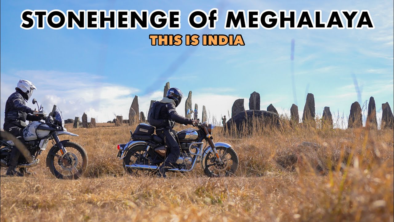 SURPRISING PLACE IN MEGHALAYA | MONOLITH AND WAH RILANG ON MY CLASSIC 350 AND HIMALAYAN 450