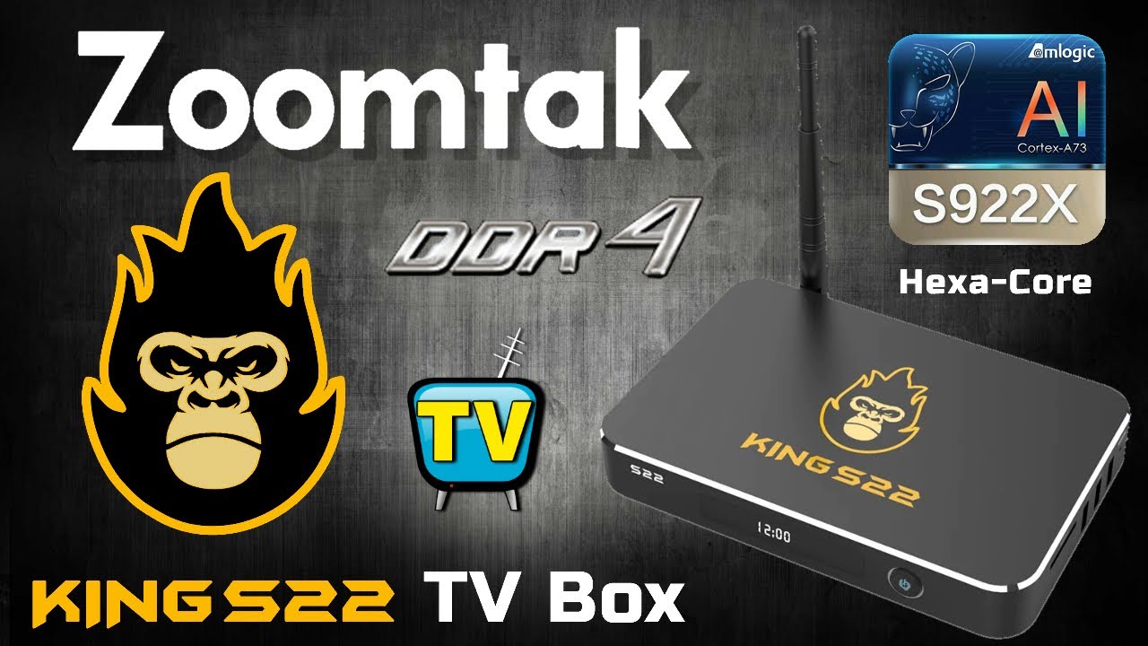 Zoomtak King S22 Amlogic S922X Hexa Core 4K TV Box Обзор