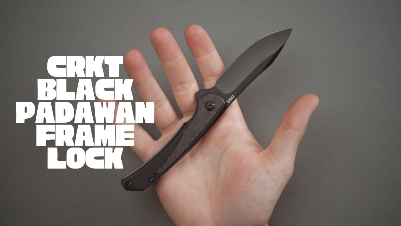 От ученика, стремящегося к совершенству, до опытного мудреца | CRKT Black Padawan Framelock