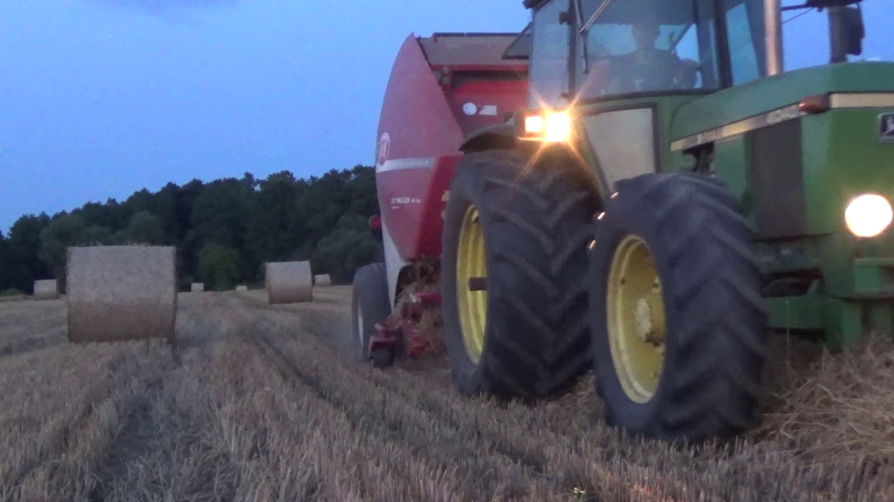 Prasowanie słomy #John deere 4040s&Lely welger rp 535#