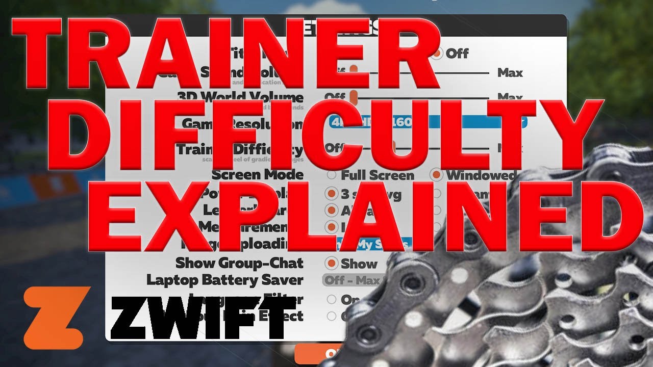 Why Trainer Difficulty IS NOT Virtual Gearing - Zwift