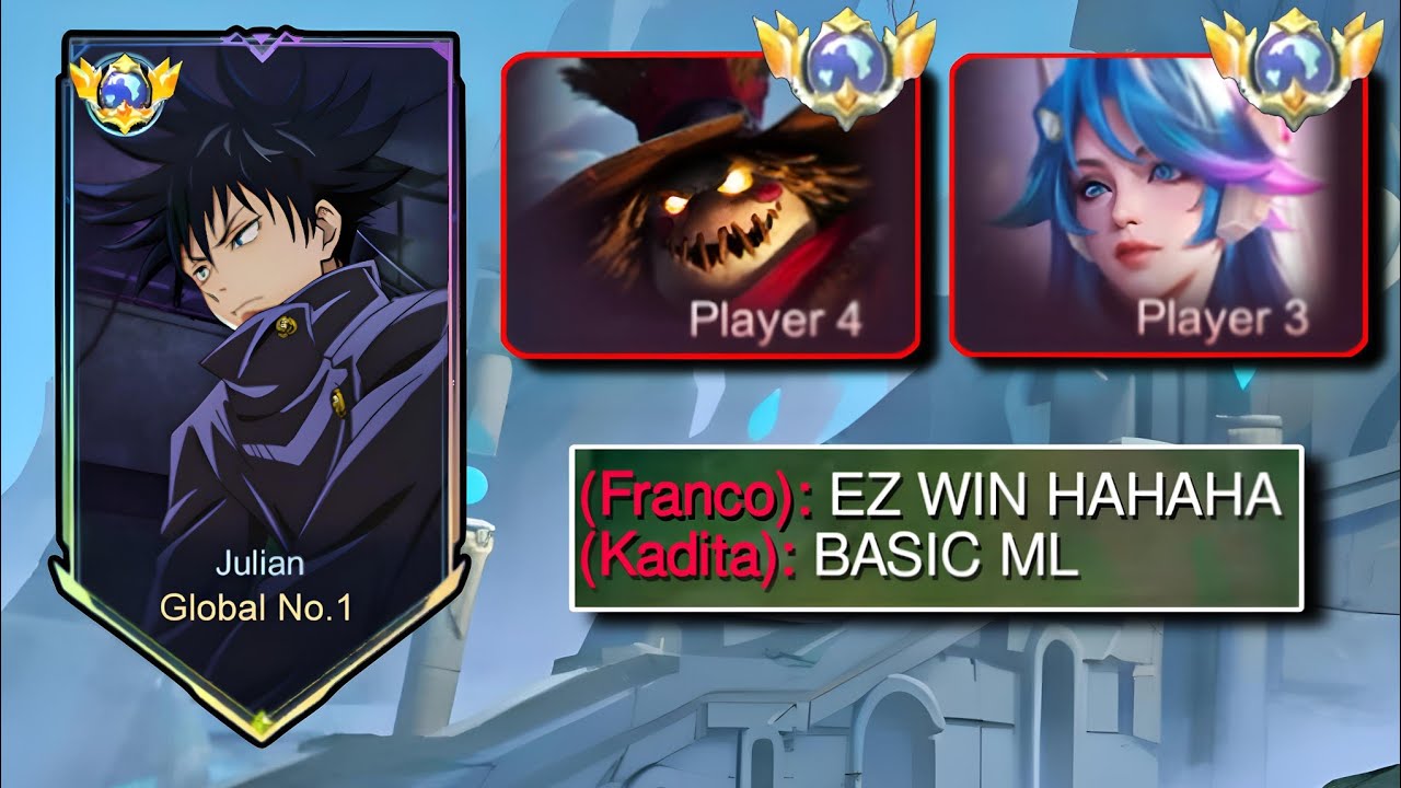 FINALLY A WORTHY OPPONENT!! TOP 1 GLOBAL JULIAN GAMEPLAY (intense gameplay) MLBB