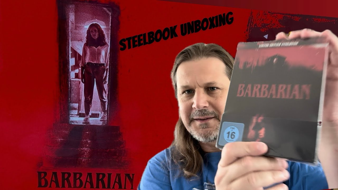 Распаковка стилбука &laquo;Варвар&raquo; (4K + Blu-ray), немецкое издание, обзор меню