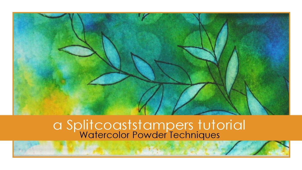 Watercolor Powder Techniques