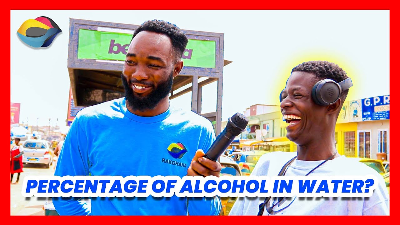 What Is The Percentage of Alcohol In Water❓|Street Quiz|African Comedy 😅😅
