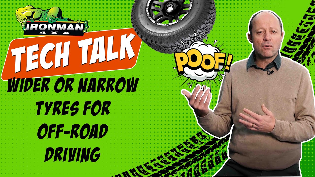 Wider or Narrow Tyres for Off-Roading. Tech Talk with Mic