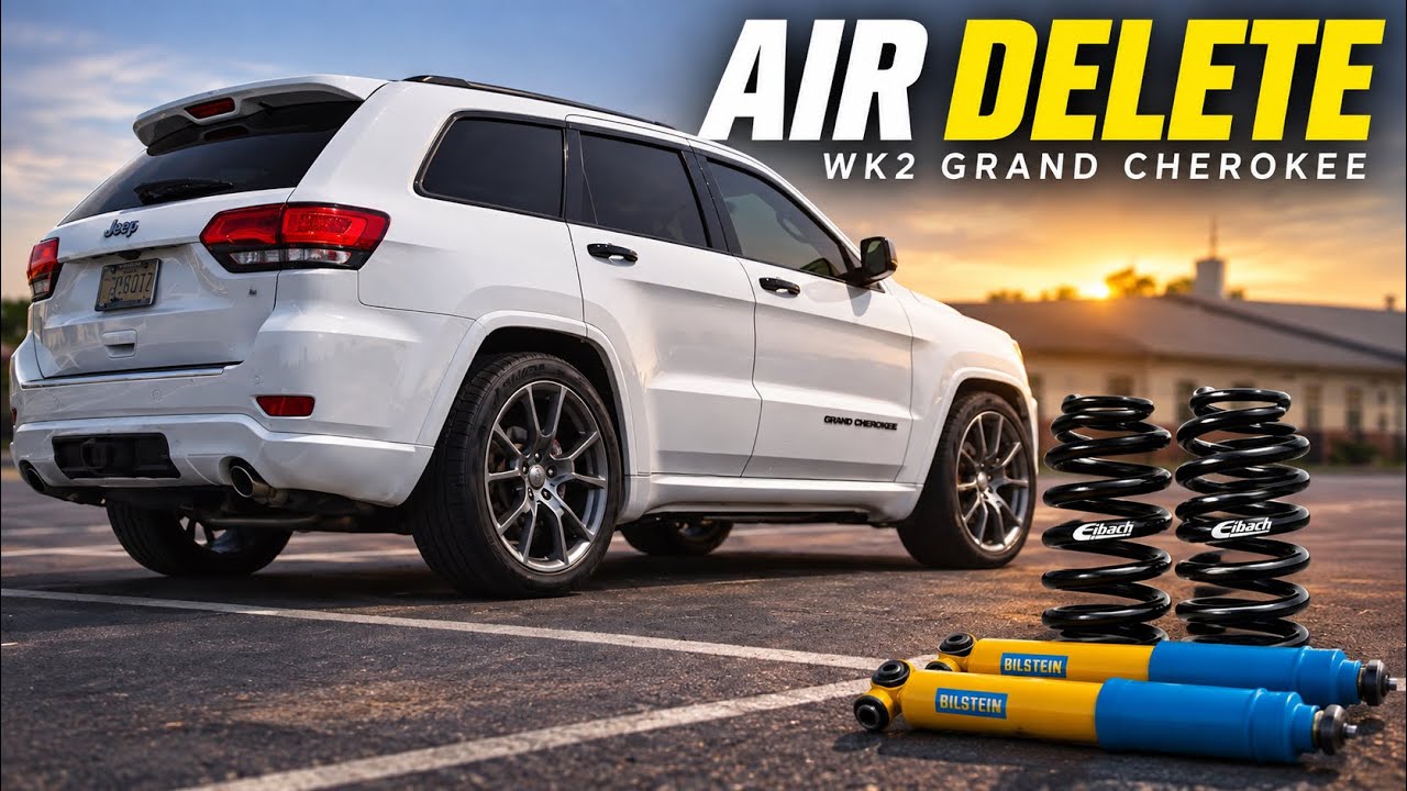 WK2 Grand Cherokee COMPLETE Air Suspension Delete!!