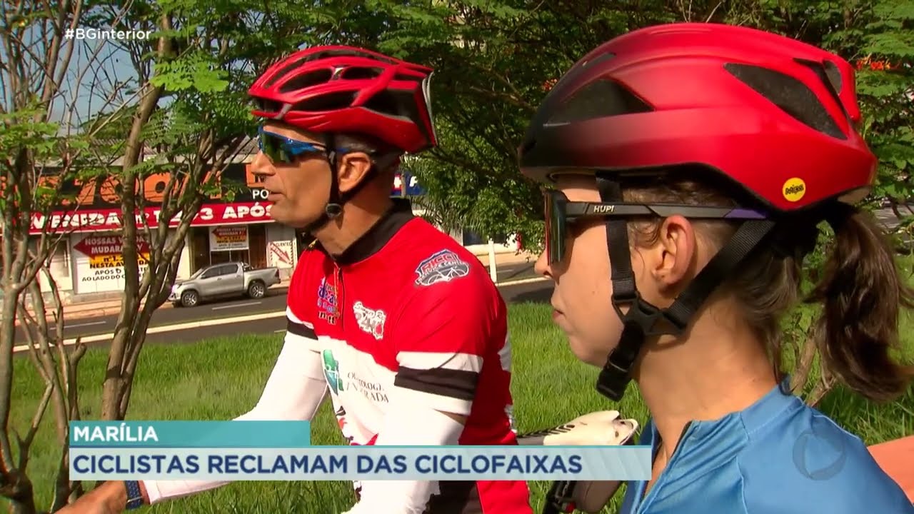 Ciclistas reclamam das ciclofaixas em Mar&iacute;lia
