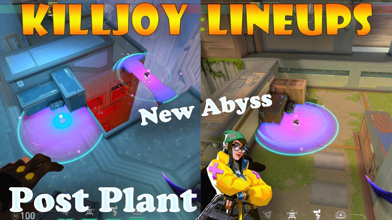 Top 10 New Abyss Killjoy Post Plant Lineups | Killjoy Lineups Abyss | KJ Setups Abyss