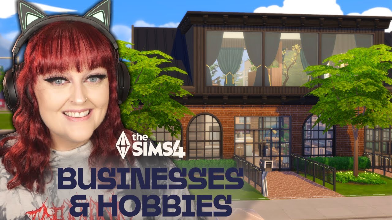 I built a Businesses & Hobbies Starter Home in The Sims 4 (and then renovated it!)💲