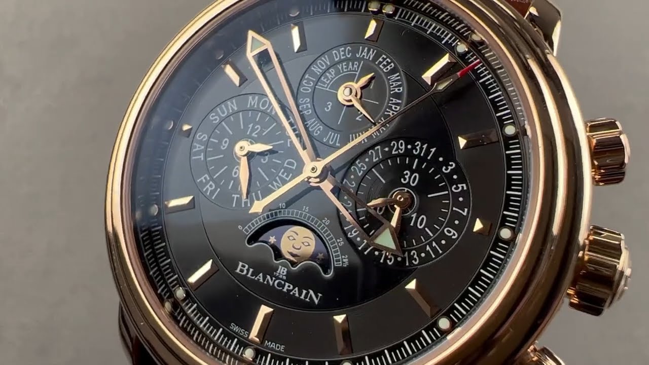 Blancpain Leman Perpetual Calendar Chronograph 2685F-3630-53B Blancpain Watch Review
