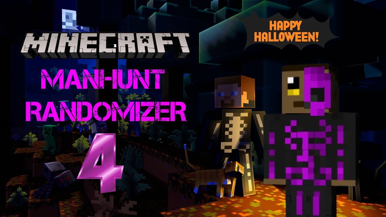 Minecraft Manhunt RANDOMIZER Challenge #4