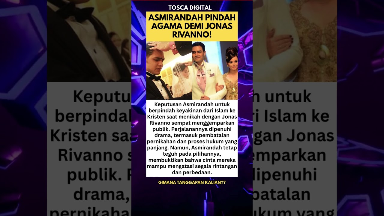 ❤️ Perjuangan Cinta Asmirandah dan Jonas Rivanno! Ambil Keputusan Besar ! 