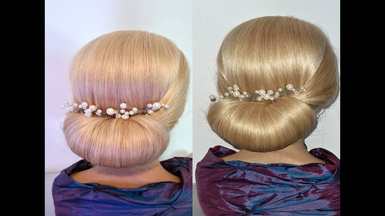 Einfache § Schöne Dutt Hochsteckfrisur zum selber machen.Cute Donut Hair Bun Updo Hairstyle.Peinados