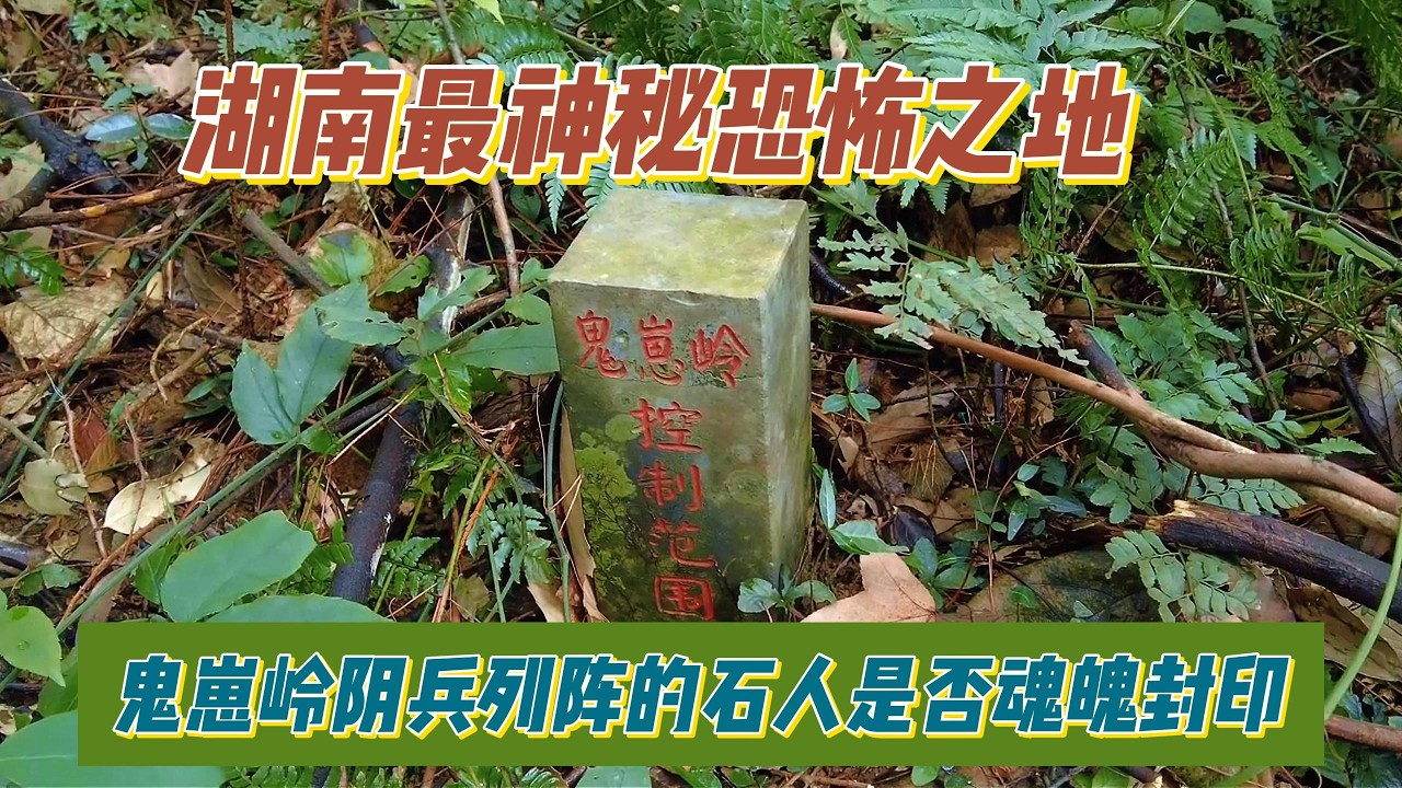 湖南鬼崽岭藏着盗墓笔记式秘闻，万尊石像守着水下古墓的千年诅咒。【上那去go there】