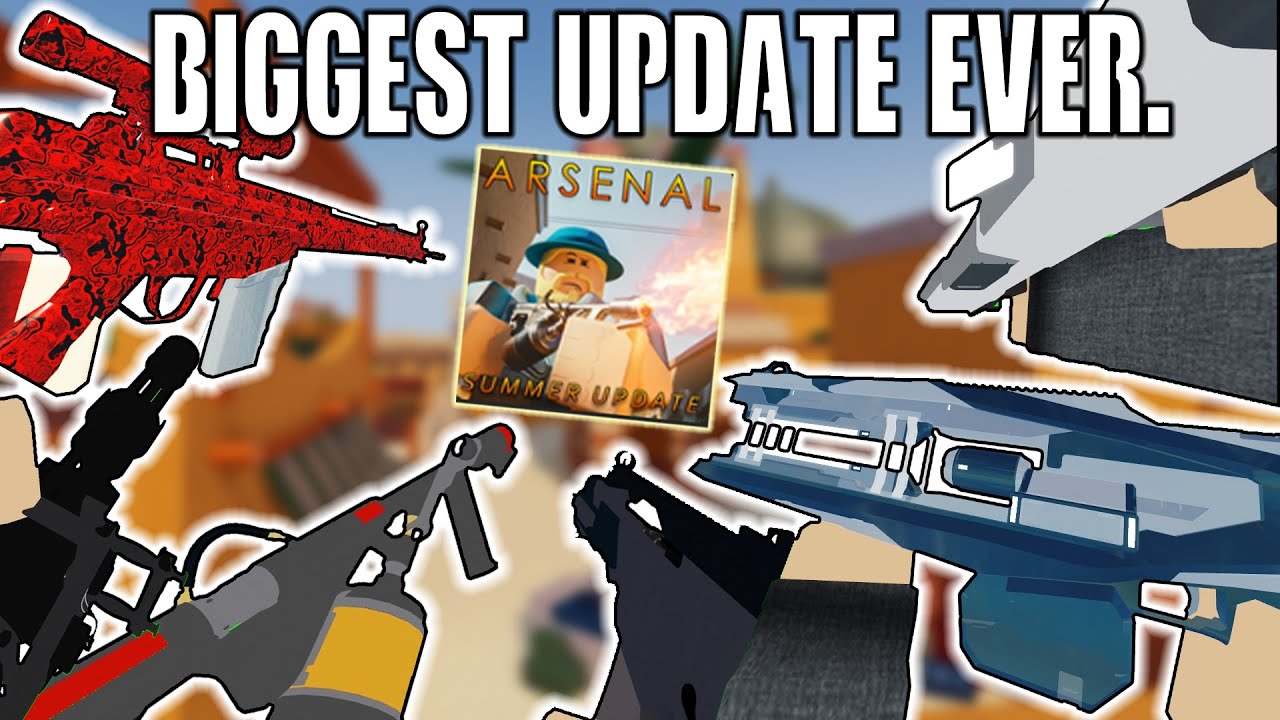 ARSENAL SUMMER UPDATE - GUN SKINS, NEW WEPS, EVENT | ROBLOX