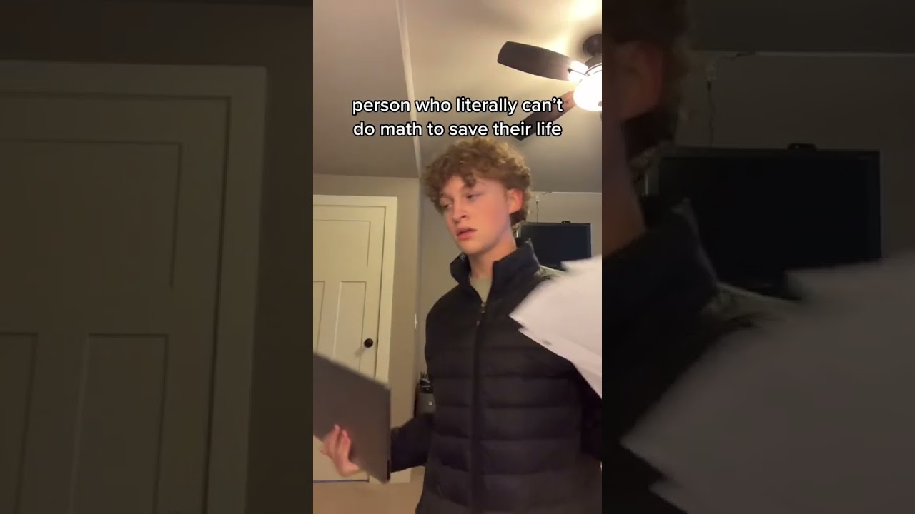 POV: your friend who's good at math