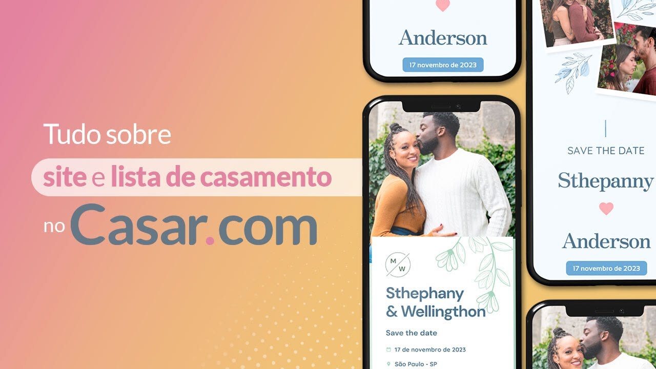 Site de Casamento: Tudo sobre site e lista de casamento no Casar.com