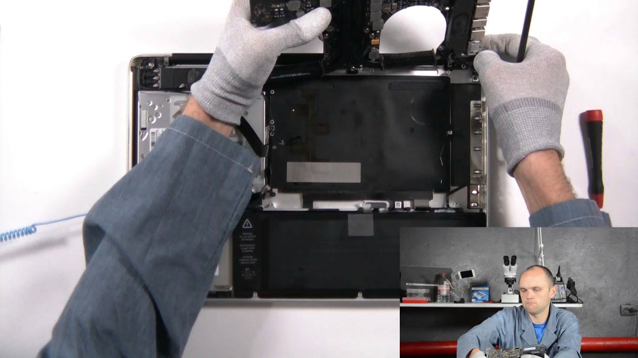 Чистка от пыли и замена термопасты на MacBook Pro A1286 15