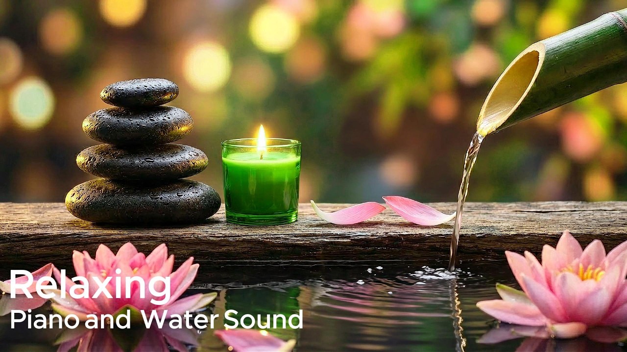 Nature’s Healing Piano | Soft Piano & Water Sounds for Deep Sleep and Relaxation