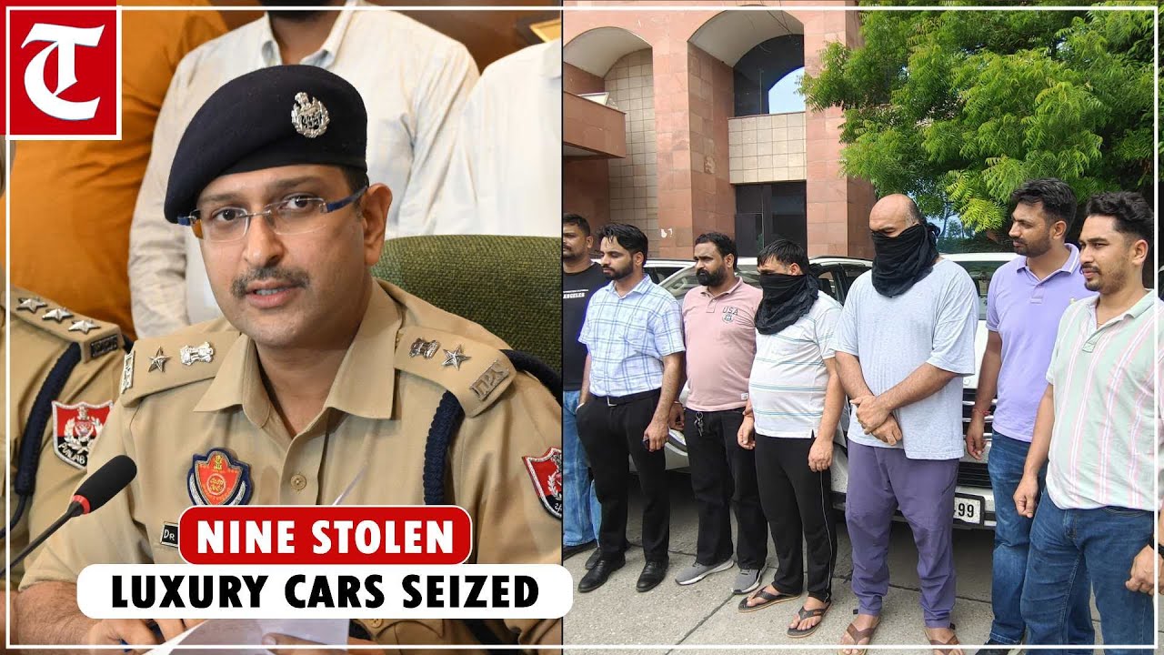 Two held, nine stolen luxury cars seized in Mohali | Punjab News