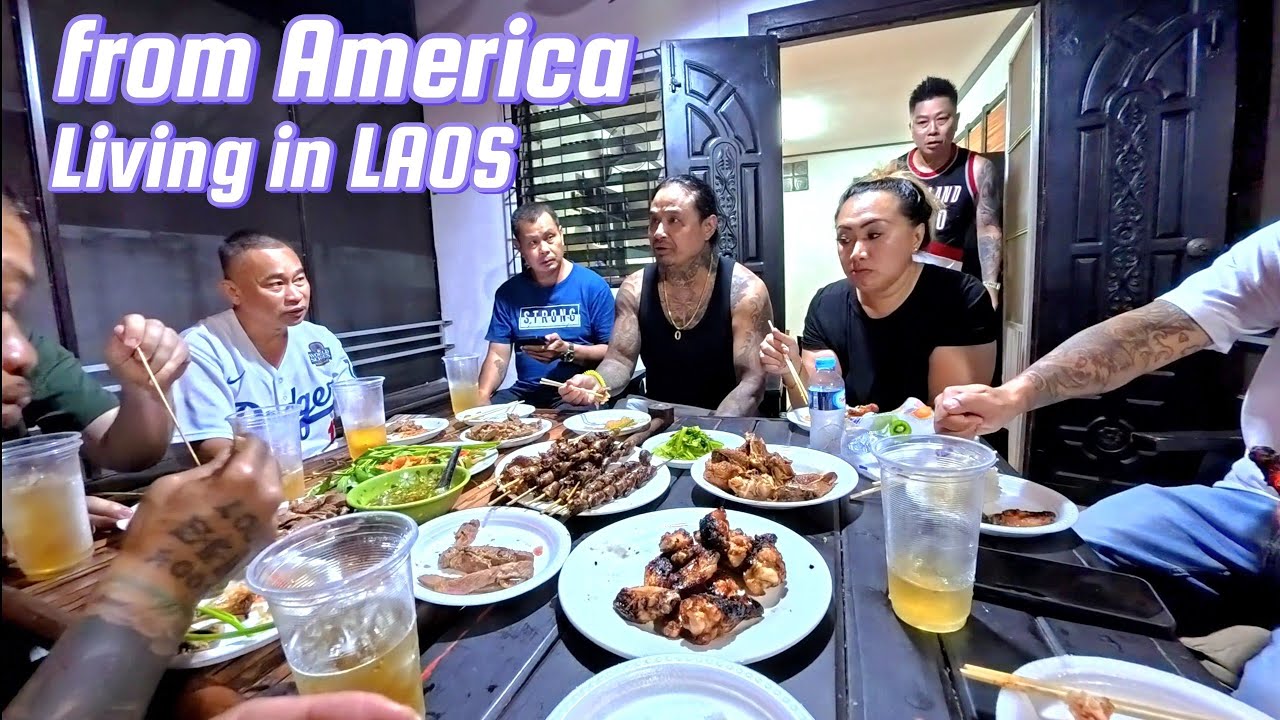 New life in Laos with friends from American / renting house 