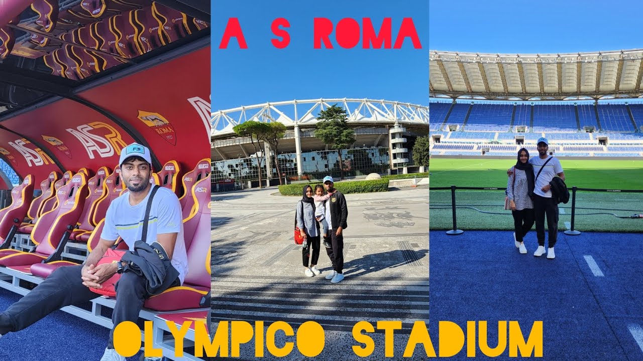 A S Roma football club | Olympico stadium tour Rome Italy | Lazio | Italy Football team |