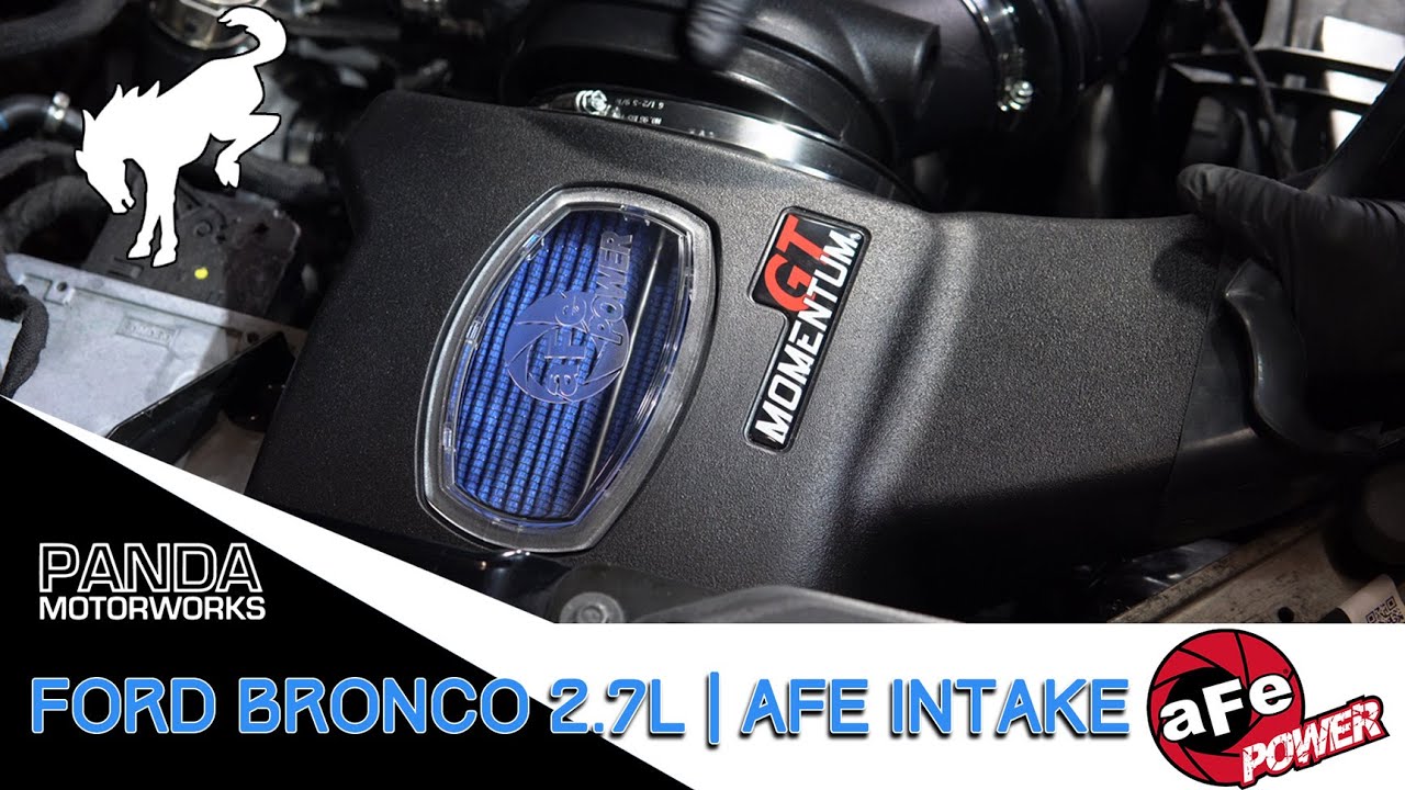 aFe Momentum GT Intake for the 2.7L Ford Bronco! | Overview and Install