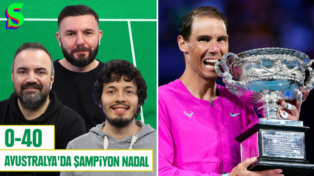 🇦🇺🏆 Şampiyon Rafael Nadal, Yeni Rekor 21, Barty’nin Avustralya Zaferi, Medvedev vs Seyirci | 0-40 #7