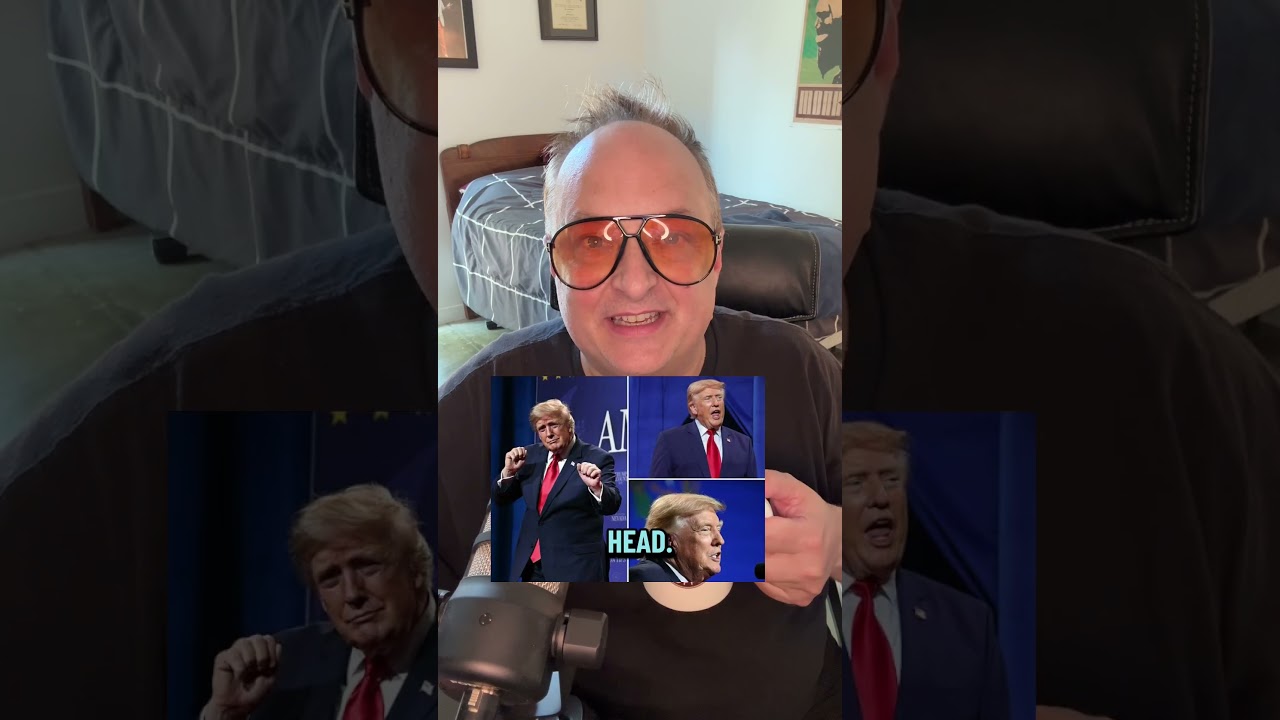 Hair today, gone tomorrow. What was that on Trumps head? #trump #comedy #satire #hair #wig