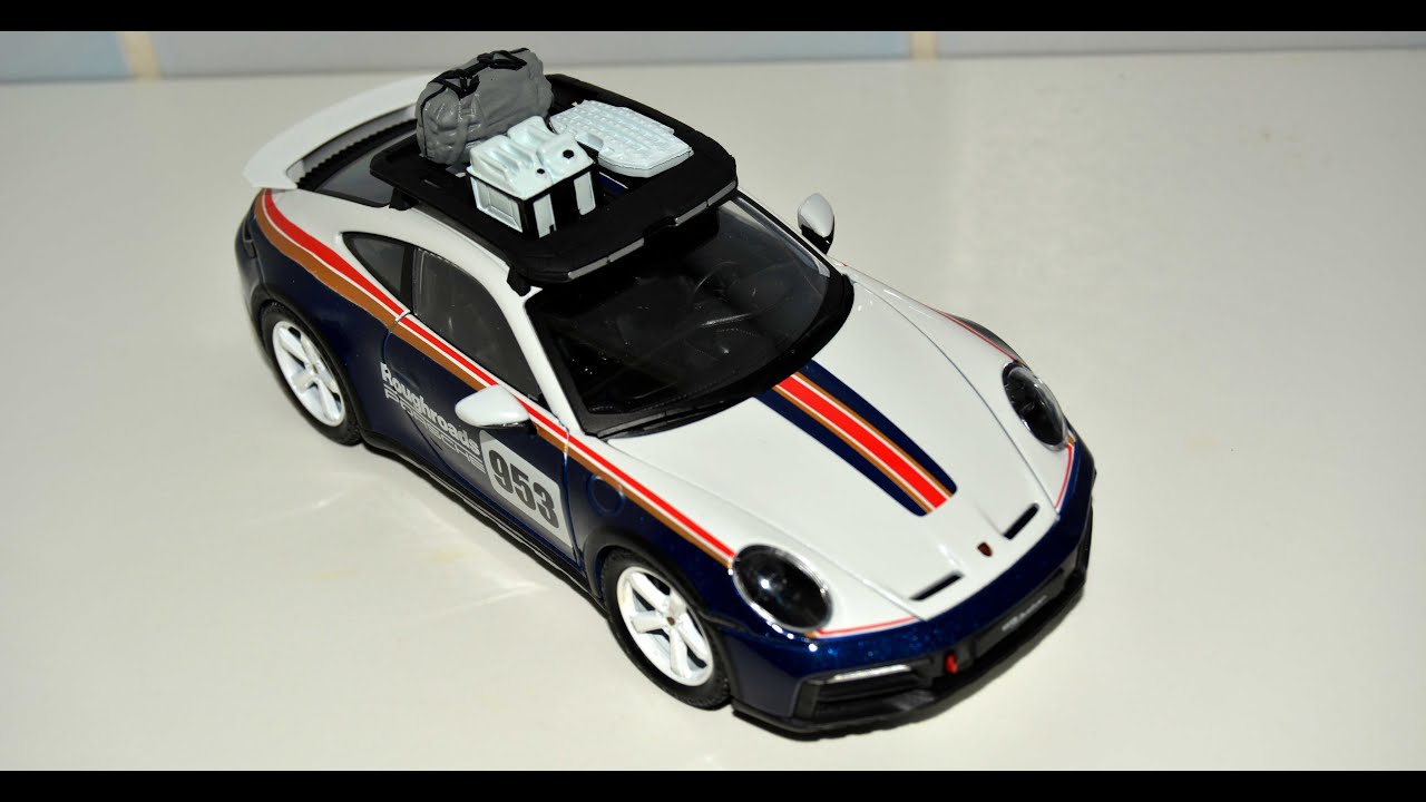 Bburago Race Porsche 911 Dakar 1/24 Unboxing