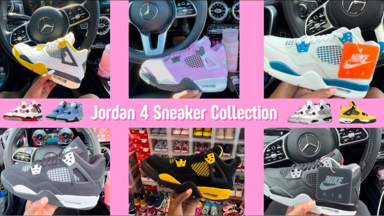 Jordan 4 Sneaker Collection 🔥