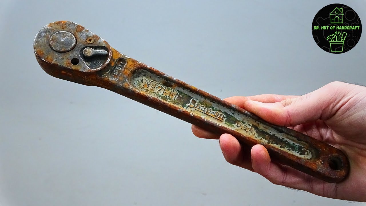 Military 1951 'Snap On' ratchet restoration I Dr. Hut of Handcraft