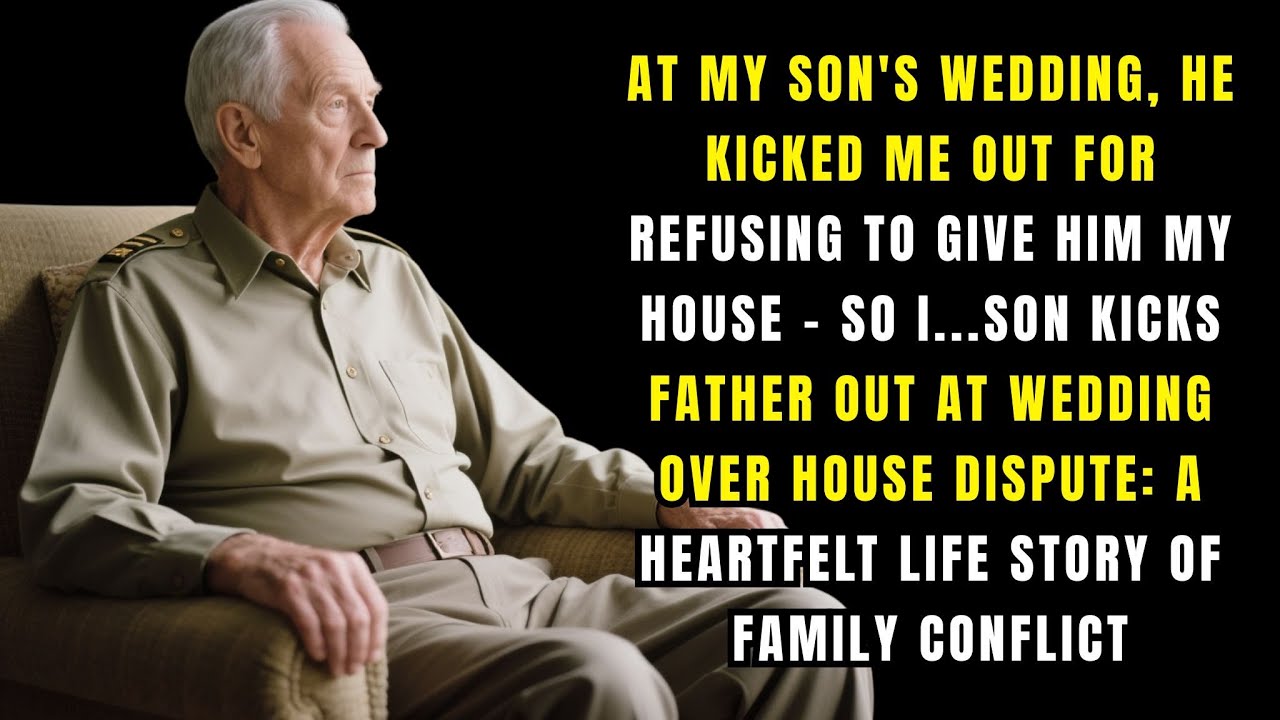 At My Son's Wedding, He Kicked Me Out For Refusing To Give Him My House   So I...