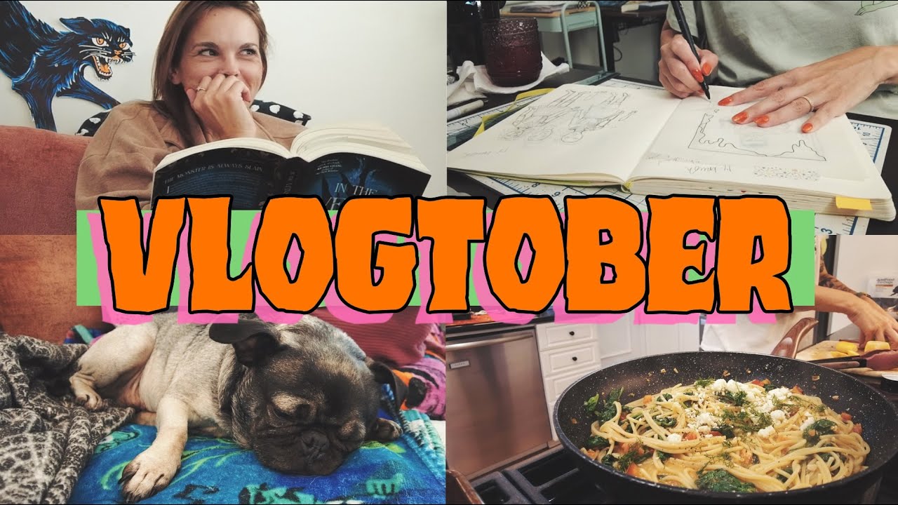 очень книжный видеоблог | VLOGTOBER 2025
