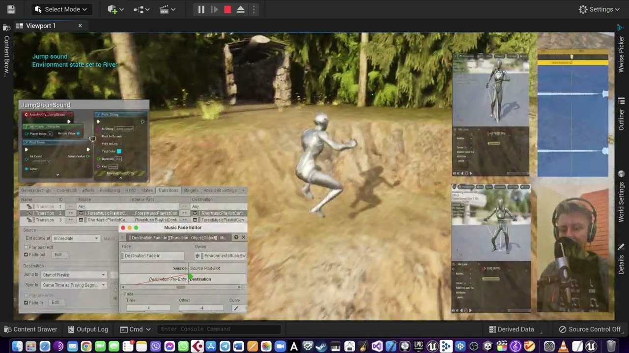 Sound Design Wwise Audiokinetic & Unreal Engine 5 workflow