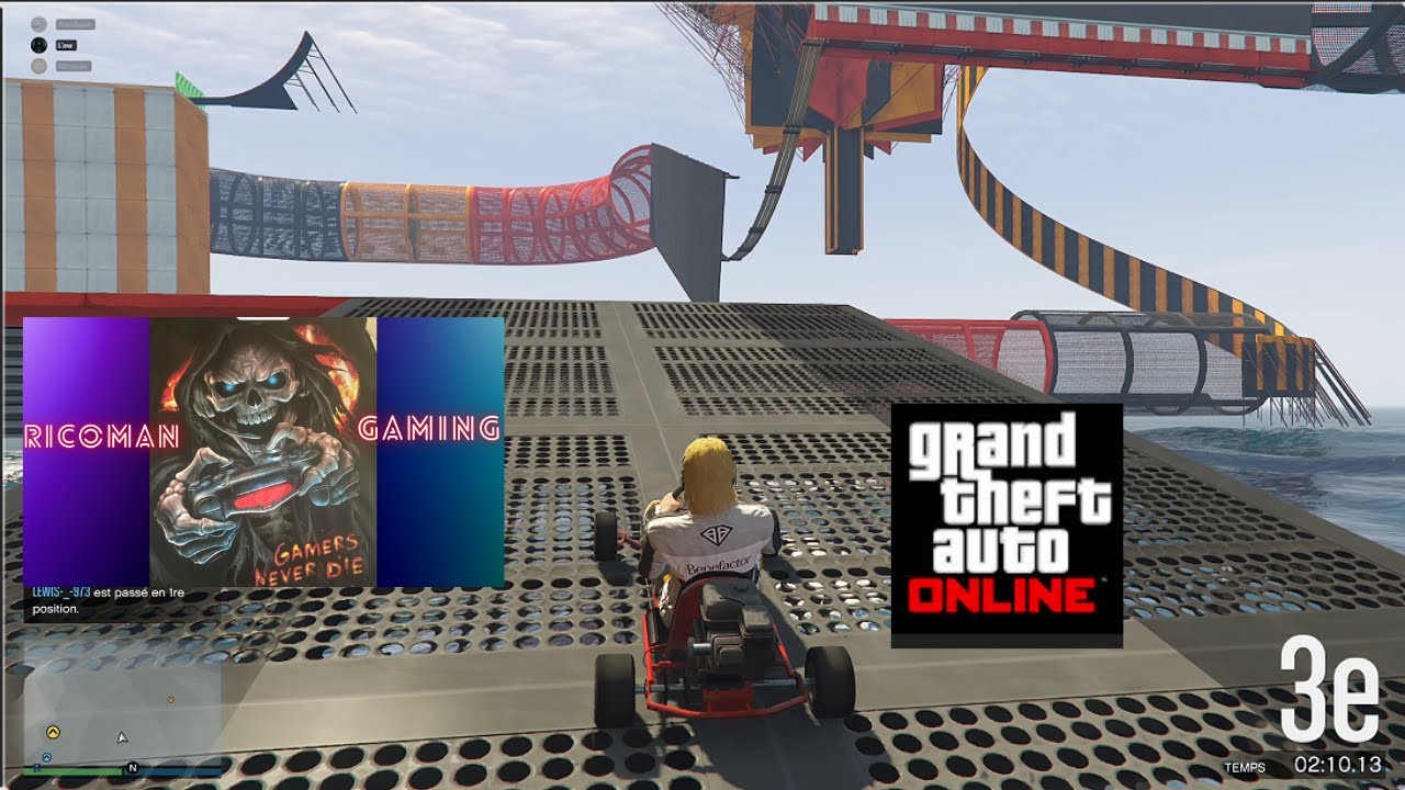 #gta5 PC PARKOUR CASI-TILLY#54 AVEC @AresTeamG  et Lewis on s'amuse en karting (@casitilly-creator
