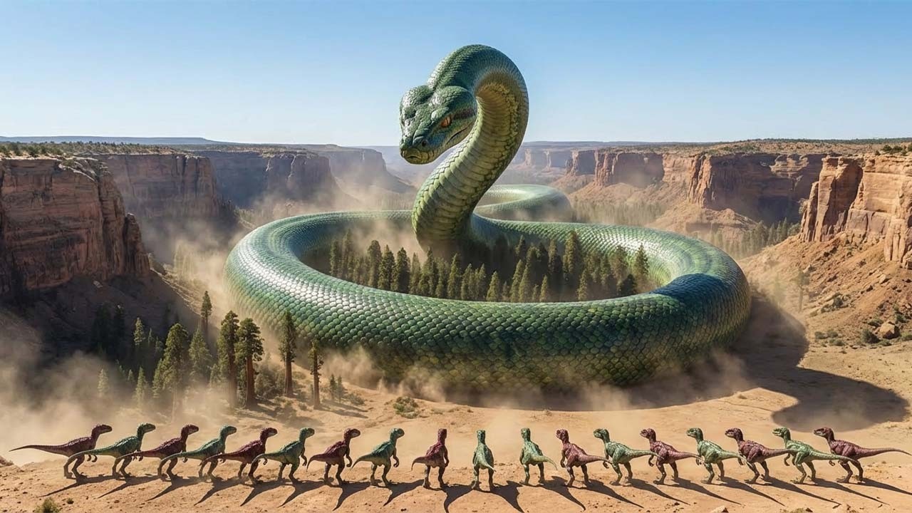 Velociraptor vs Titanoboa: The Most Brutal Battle in Dinosaur History Episode 21.