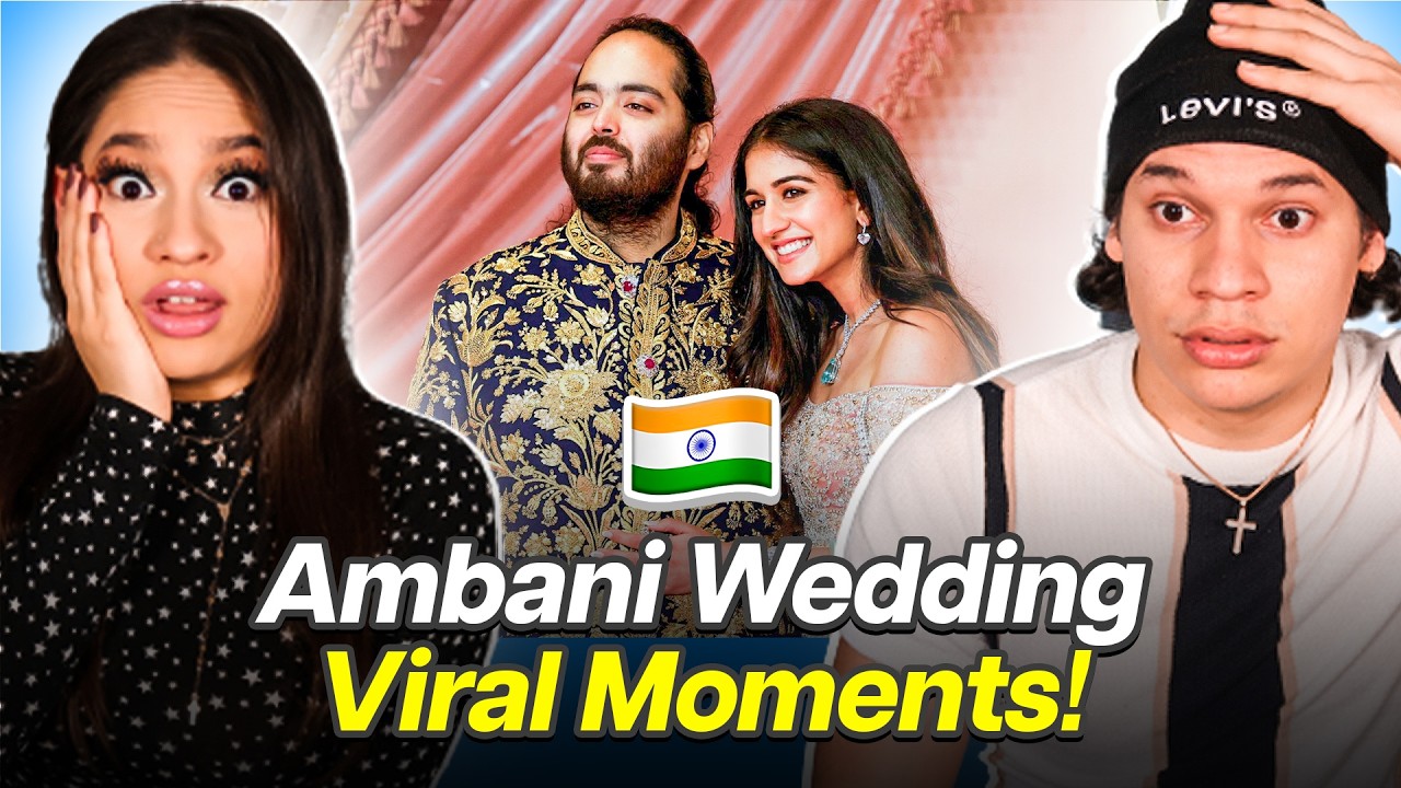 Waleska & Efra React to the Ambani Wedding Moments
