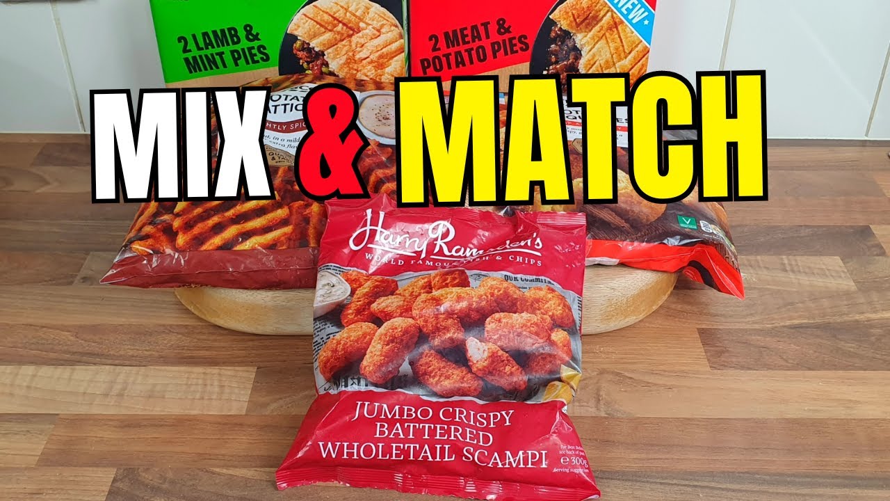 Just a Mix and Match from stuff in the freezer