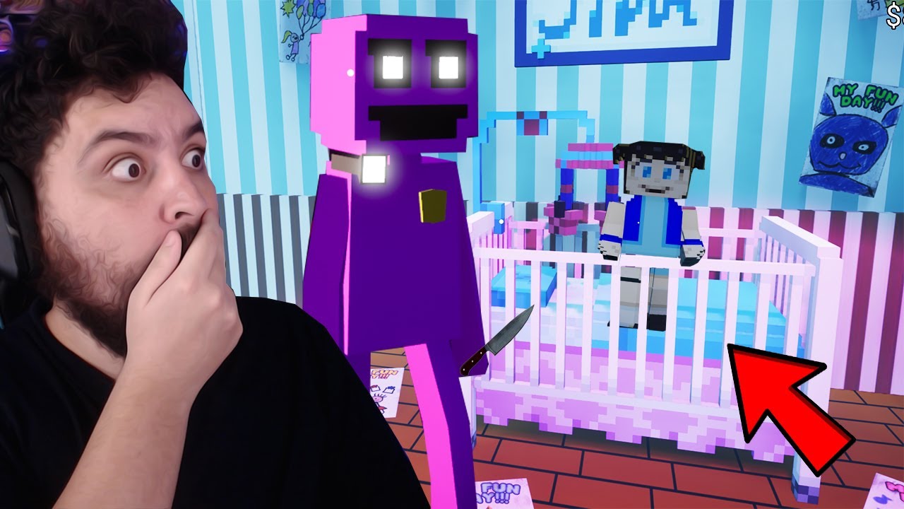 ENTRANDO na NOVA PORTA SECRETA DOS ANIMATRONICS em FNAF KILLER IN PURPLE!